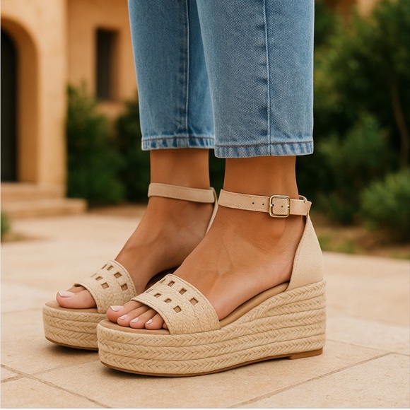 BELOVED Studded Espadrille Sandal  Boho/Bohemian Black BOHO/Bohemian Size 8 - Picture 3 of 16